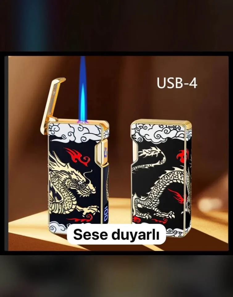 Toptan Elektronik Çakmak – USB Şarjlı, Sese Duyarlı Modeller ürünü – fotoğraf 4
