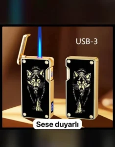 Toptan Elektronik Çakmak – USB Şarjlı, Sese Duyarlı Modeller ürünü