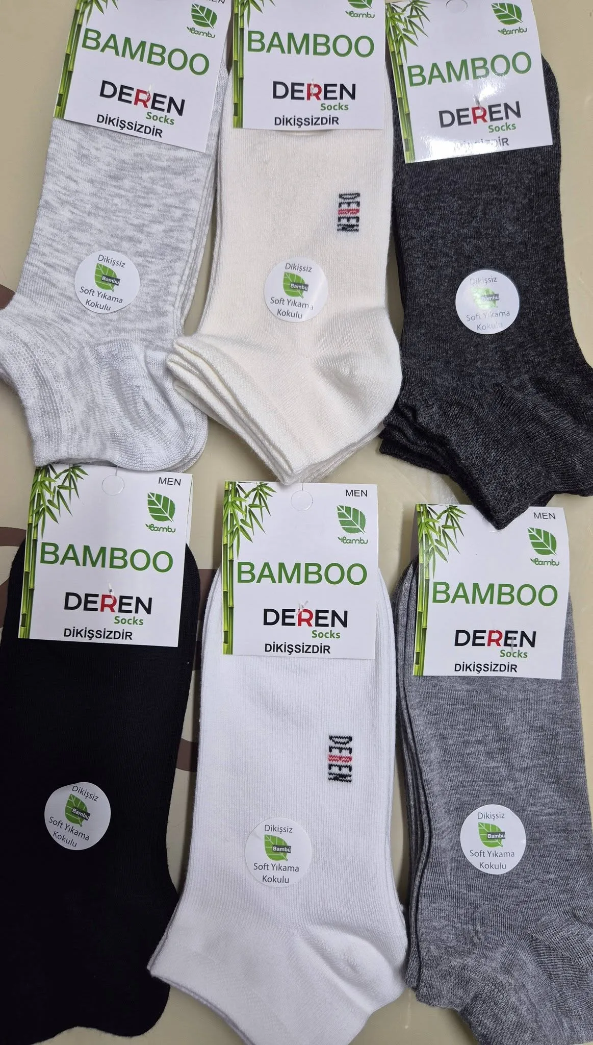 Toptan Bambu Patik Çorap – Dikişsiz Burun, İstanbul, 12 Çift 240 TL ürünü – fotoğraf 3
