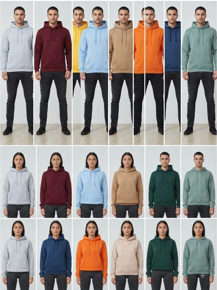 Toptan Sweatshirt – 2 İplik Sardon Kapşonlu Kanguru Cep, İstanbul ürünü – fotoğraf 2