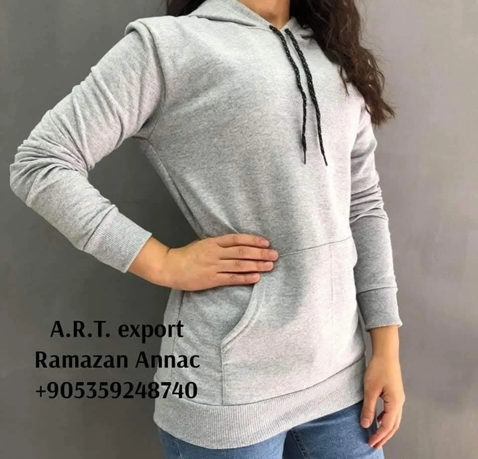 Toptan Sweatshirt – 2 İplik Sardon Kapşonlu Kanguru Cep, İstanbul ürünü – fotoğraf 2